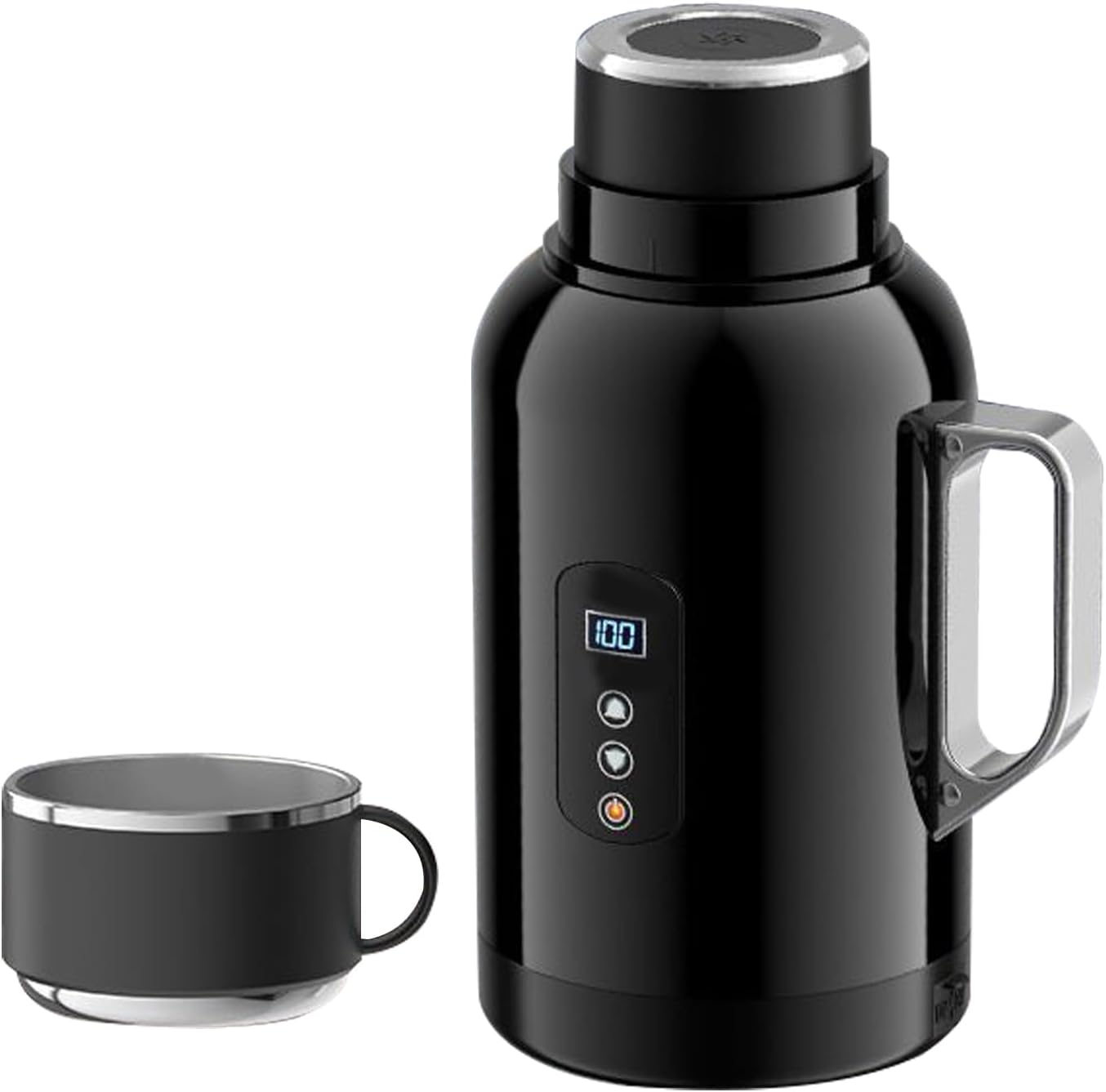 Electric Hot Water Kettle 1.5 L Quick Heating 12/24 V Portable | Hot Water Heater For Travel Home-Work Daily Camping Outdoor Travel Road Travel And Driving