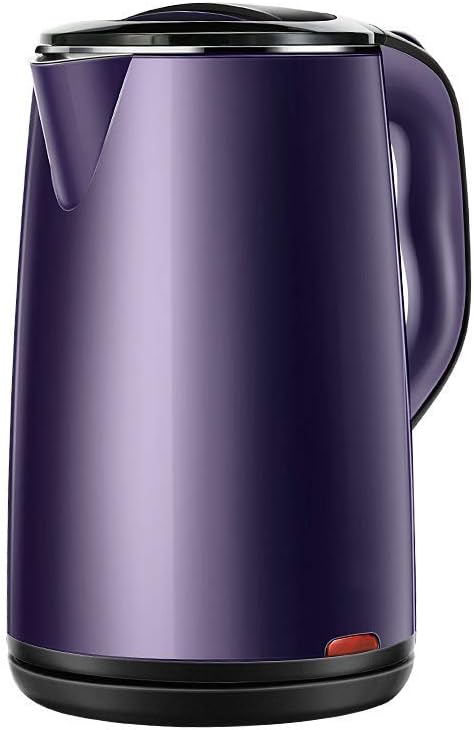 Household Stainless Steel Electric Kettle, Insulation Integrated Automatic Power Off Electric Kettle Present (Purple)
