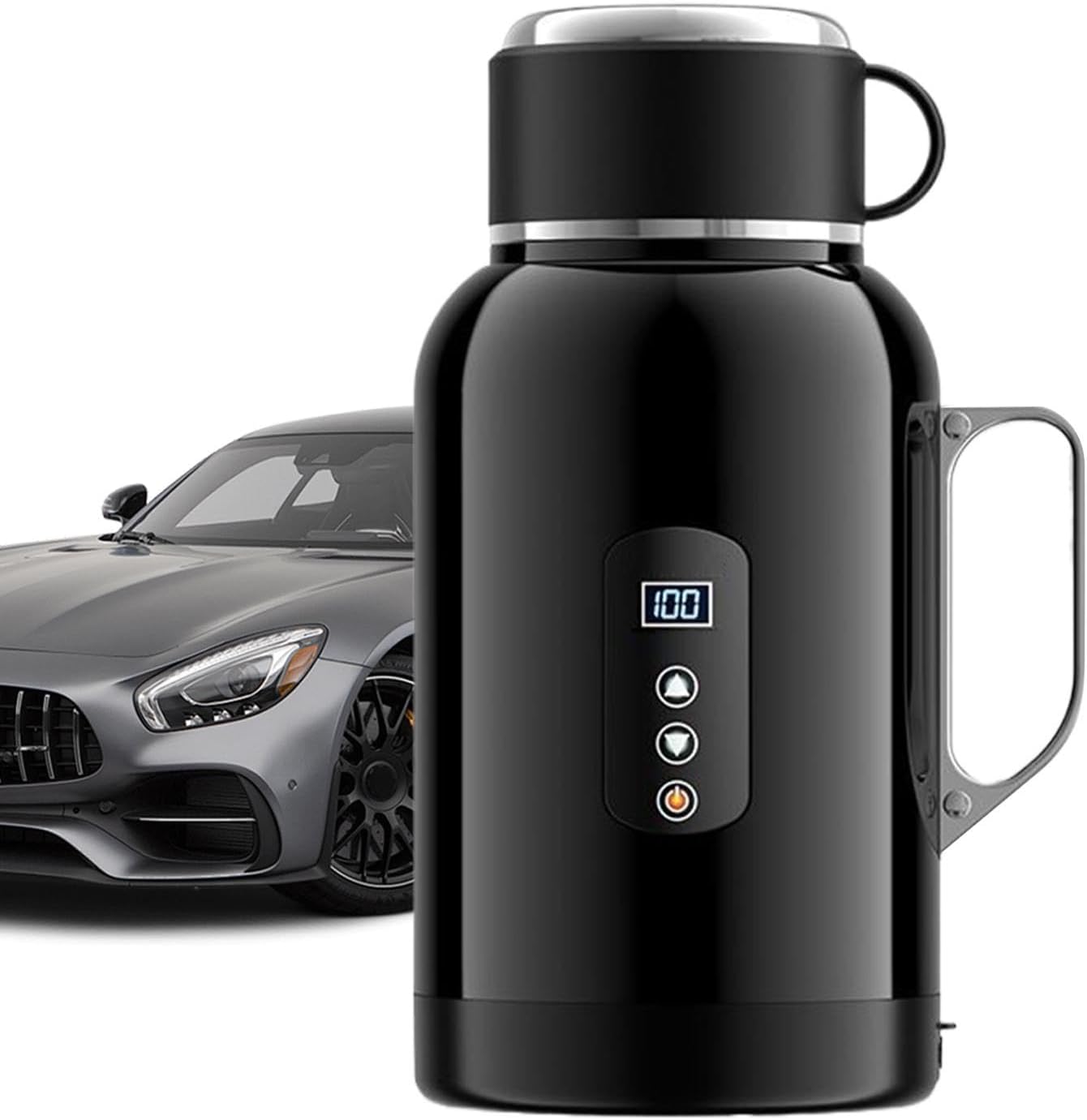 Electric Kettle Tea Container 1.5L 12/24V | Electric Water Kettle For Daily Commuting, Outdoor, Road Trips, Travel, Camping And Driving