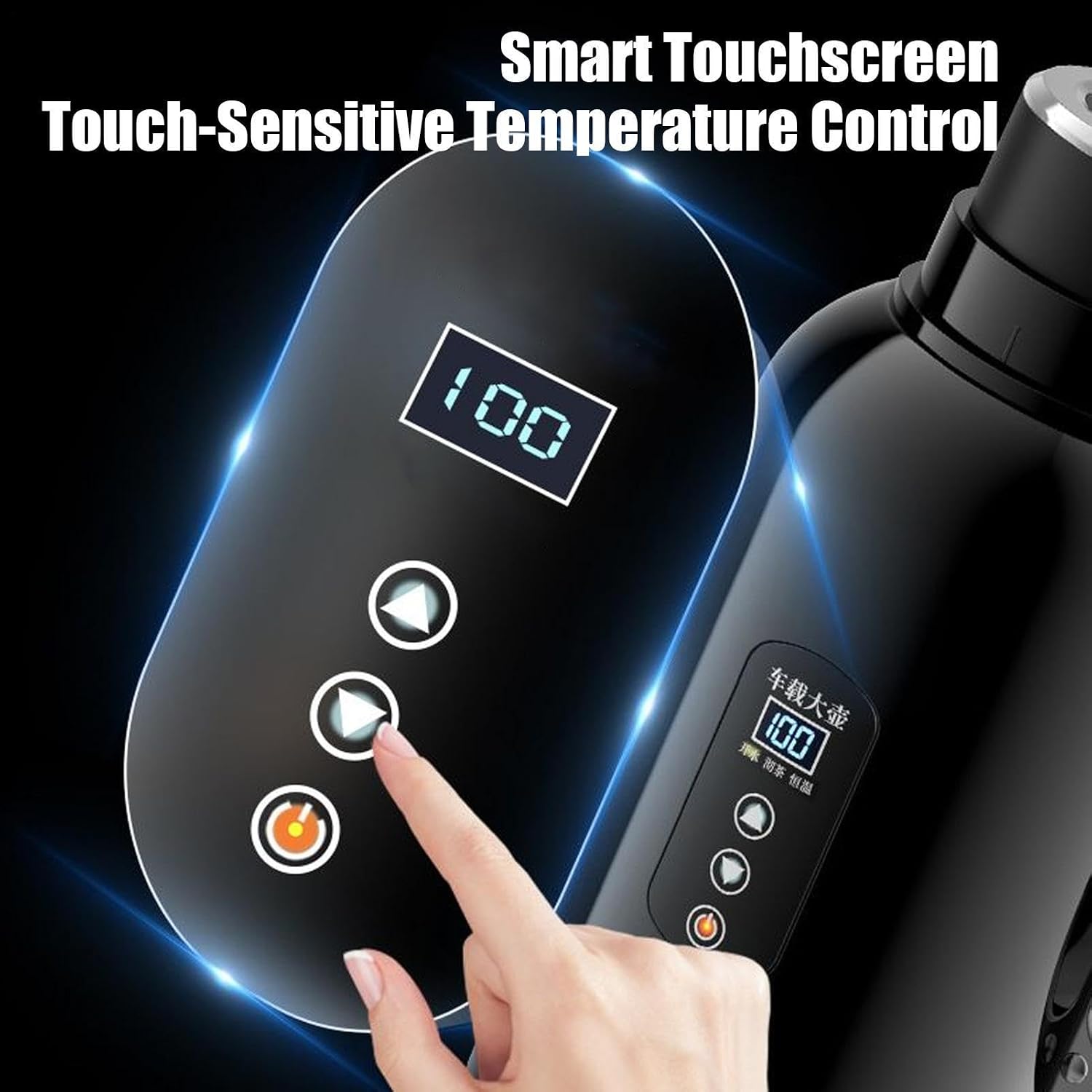Electric Kettle Tea Container 1.5L 12/24V | Electric Water Kettle For Daily Commuting, Outdoor, Road Trips, Travel, Camping And Driving