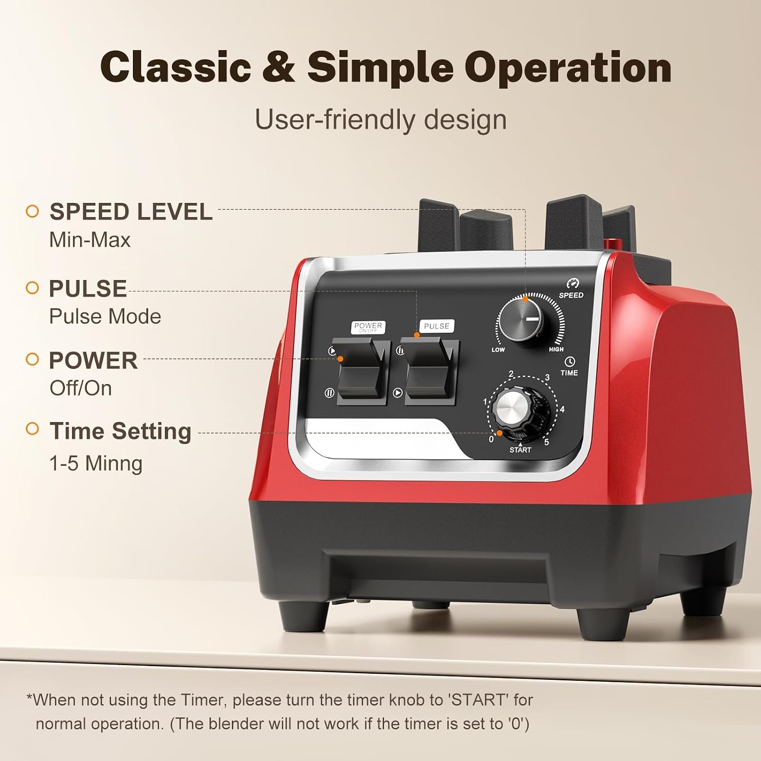 1800W Blender for Smoothies, Countertop Blenders for Kitchen with 70 Oz BPA-Free Pitcher and 20 oz To-Go Cup, 28000 RPM High-Speed Motor Blender for Ice Crushing, Frozen Drinks, Milkshakes (Dark Red)